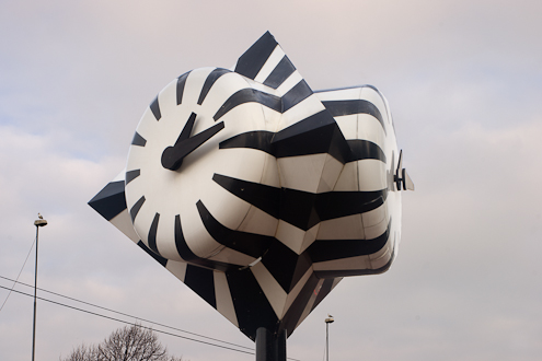 De Zebraklok van Jaap Karman is al jaren weg op het plein voor Centraal